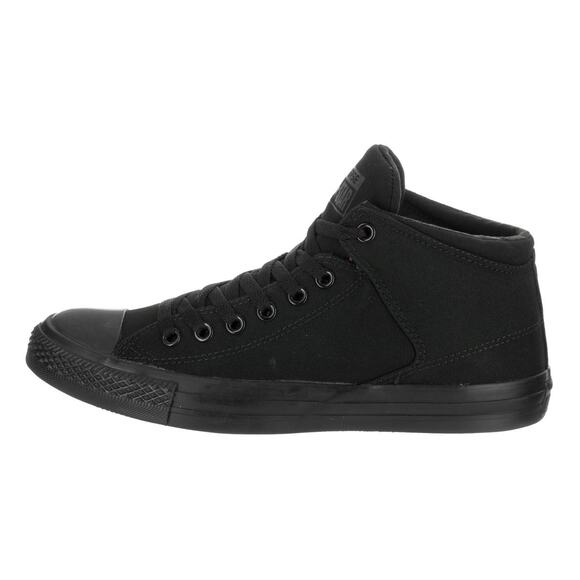 NWT Converse Men's Street Canvas High Top Shoe, Black/Black/Black, 10.5 M US - Picture 1 of 4